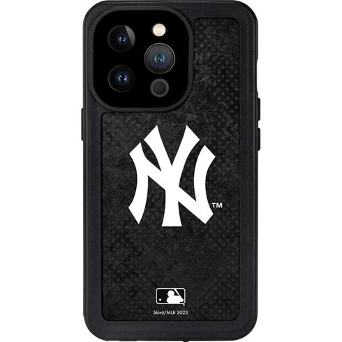 MLB New York Yankees Dark Wash iPhone 15 Pro Waterproof Case