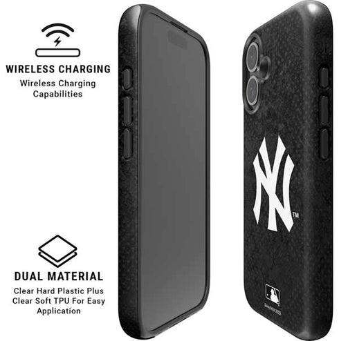 MLB New York Yankees Dark Wash iPhone 16 Magsafe Impact Case