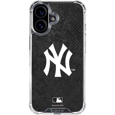 MLB New York Yankees Dark Wash iPhone 16 Plus Clear Case