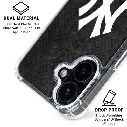 MLB New York Yankees Dark Wash iPhone 16 Plus MagSafe Case