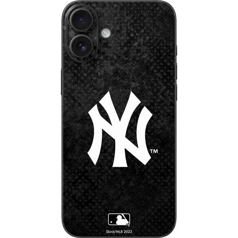 MLB New York Yankees Dark Wash iPhone 16 Plus Skin
