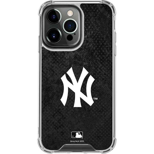 MLB New York Yankees Dark Wash iPhone 16 Pro Clear Case