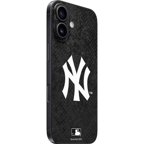MLB New York Yankees Dark Wash iPhone 16 Skin