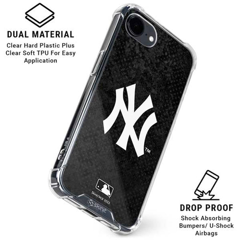 MLB New York Yankees Dark Wash iPhone 16e Clear Case