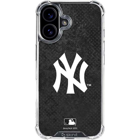 MLB New York Yankees Dark Wash iPhone 17 Clear Case