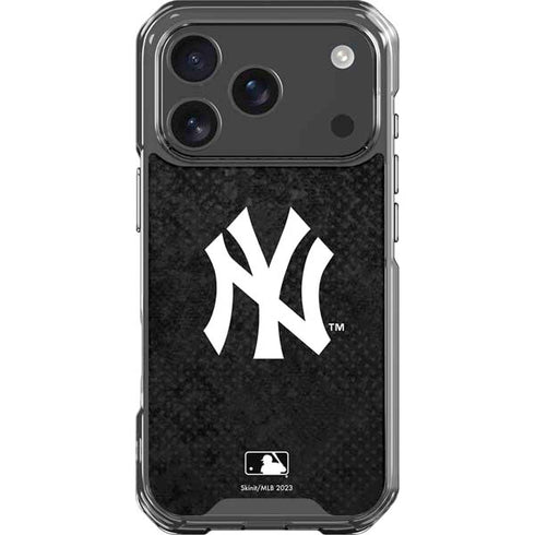 MLB New York Yankees Dark Wash iPhone 17 Pro Clear Case