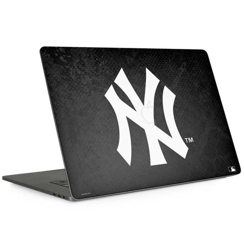 MLB New York Yankees Dark Wash MacBook Skins