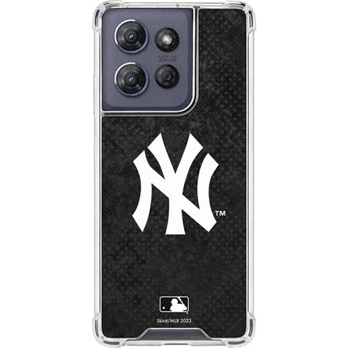 MLB New York Yankees Dark Wash Moto G Play 5G (2025) Clear Case