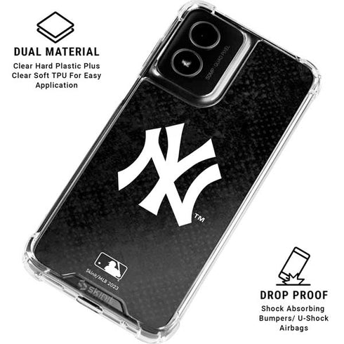 MLB New York Yankees Dark Wash Moto G Power 5G (2024) Clear Case