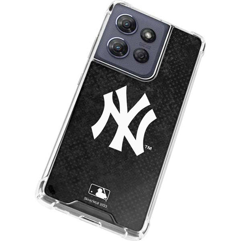 MLB New York Yankees Dark Wash Moto G Stylus 5G (2025) Clear Case