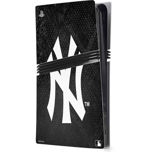 MLB New York Yankees Dark Wash PS5 Pro Console Skin