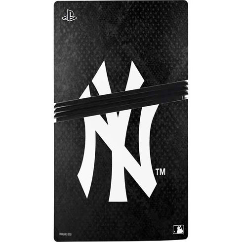 MLB New York Yankees Dark Wash PS5 Pro Console Skin