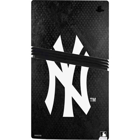 MLB New York Yankees Dark Wash PS5 Pro Console Skin