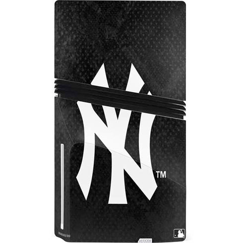 MLB New York Yankees Dark Wash PS5 Pro Disk Console Skin