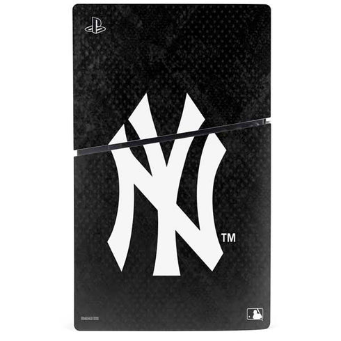 MLB New York Yankees Dark Wash PS5 Slim Digital Edition Console Skin