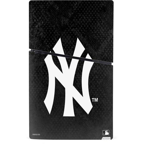 MLB New York Yankees Dark Wash PS5 Slim Digital Edition Console Skin