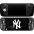 MLB New York Yankees Dark Wash Steam Deck Handheld Gaming Computer OLED Skin