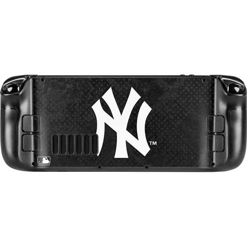 MLB New York Yankees Dark Wash Steam Deck Handheld Gaming Computer OLED Skin