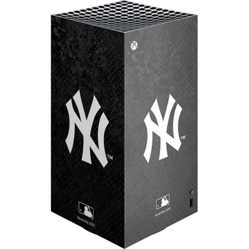MLB New York Yankees Dark Wash XBox Series X Digital Edition Console Skin