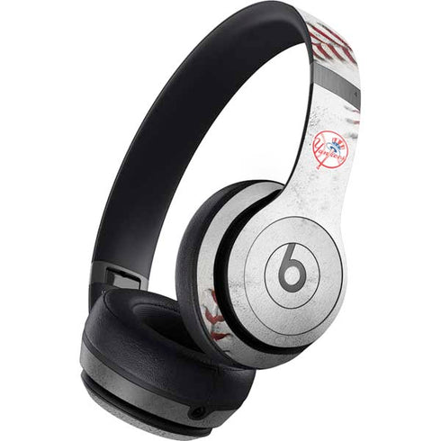 MLB New York Yankees Game Ball Beats Solo 4 Wireless Headphones Skin