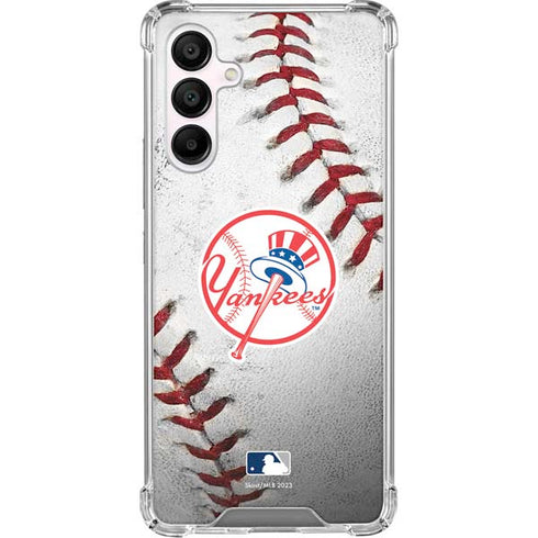 MLB New York Yankees Game Ball Galaxy A16 5G Clear Case
