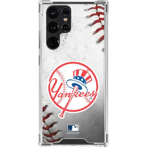 MLB New York Yankees Game Ball Galaxy S23 Ultra Clear Case