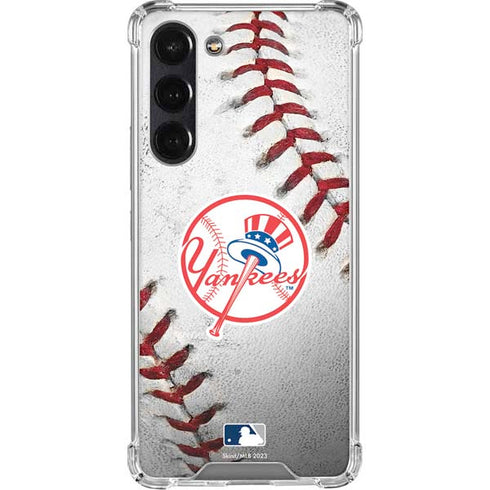 MLB New York Yankees Game Ball Galaxy S24 FE Clear Case