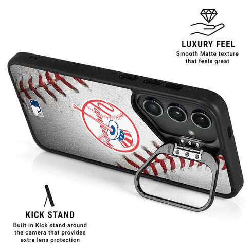 MLB New York Yankees Game Ball Galaxy S25 Plus Kickstand Case