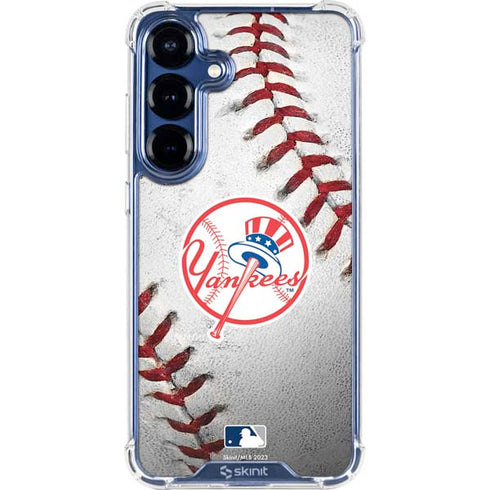 MLB New York Yankees Game Ball Galaxy S25 Plus Clear Case
