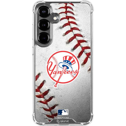 MLB New York Yankees Game Ball Galaxy S26 Clear Case