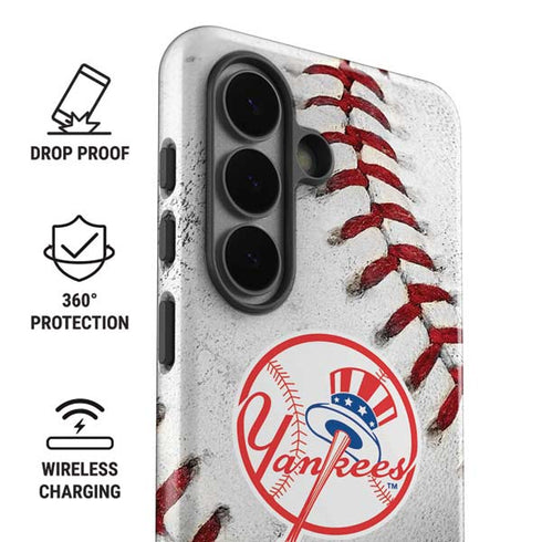 MLB New York Yankees Game Ball Galaxy S26 Plus Impact Case
