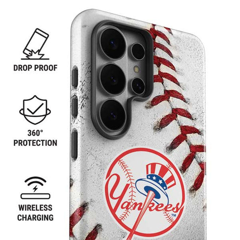 MLB New York Yankees Game Ball Galaxy S26 Ultra Impact Case