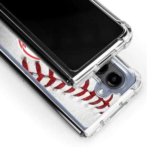 MLB New York Yankees Game Ball Galaxy Z Fold5 5G Clear Case