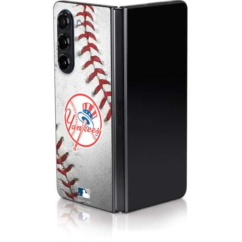 MLB New York Yankees Game Ball Galaxy Z Fold5 5G Skin