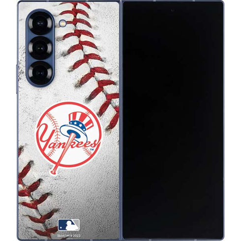 MLB New York Yankees Game Ball Galaxy Z Fold6 Skin