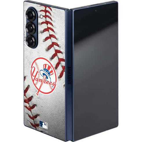 MLB New York Yankees Game Ball Galaxy Z Fold6 Skin