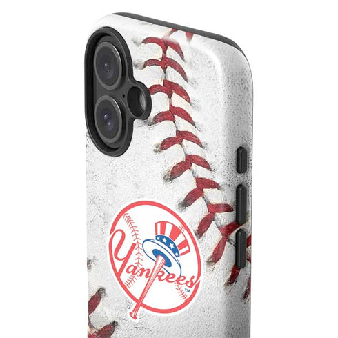 MLB New York Yankees Game Ball iPhone 16 Plus Impact Case