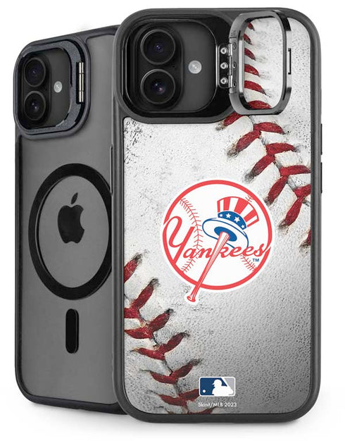 MLB New York Yankees Game Ball iPhone 16 Plus Kickstand Case