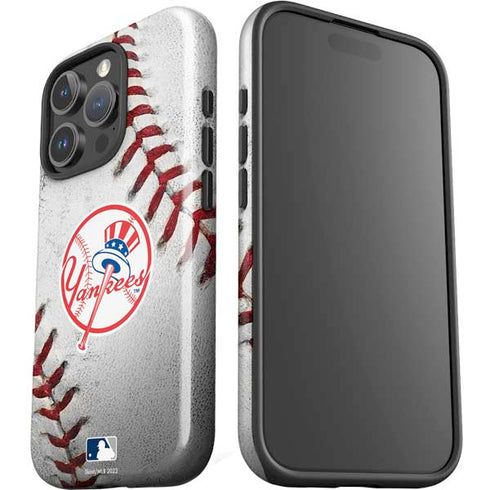 MLB New York Yankees Game Ball iPhone 16 Pro Impact Case