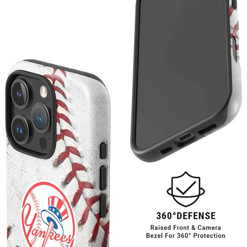 MLB New York Yankees Game Ball iPhone 16 Pro Magsafe Impact Case