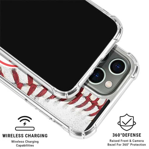 MLB New York Yankees Game Ball iPhone 16 Pro Max Clear Case