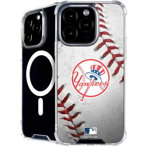 MLB New York Yankees Game Ball iPhone 16 Pro Max MagSafe Case