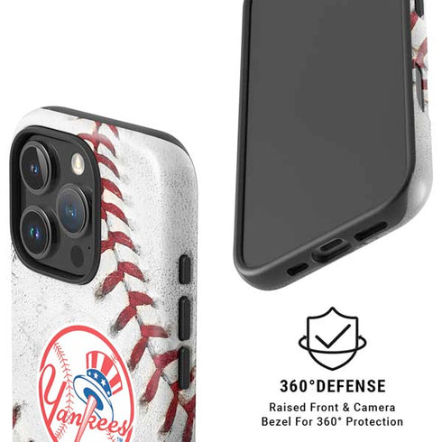MLB New York Yankees Game Ball iPhone 16 Pro Max Magsafe Impact Case