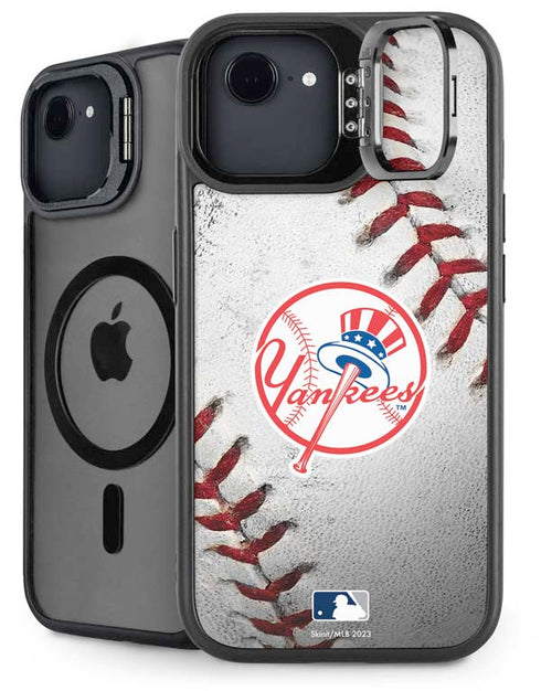 MLB New York Yankees Game Ball iPhone 16e Kickstand Case