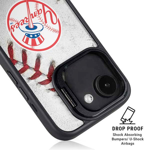 MLB New York Yankees Game Ball iPhone 16e Kickstand Case