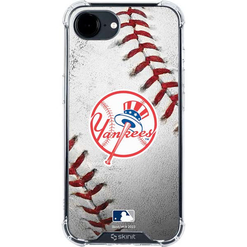 MLB New York Yankees Game Ball iPhone 16e Clear Case