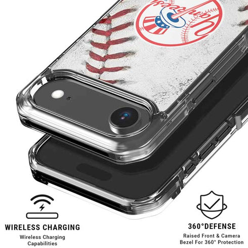 MLB New York Yankees Game Ball iPhone 17 Air Clear Case