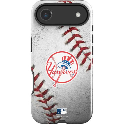 MLB New York Yankees Game Ball iPhone 17 Air Impact Case