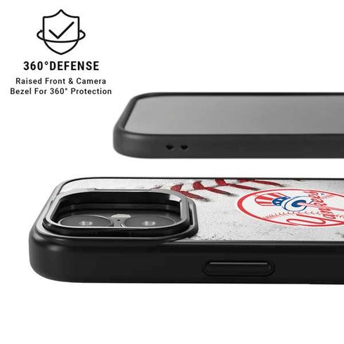 MLB New York Yankees Game Ball iPhone 17 Kickstand Case