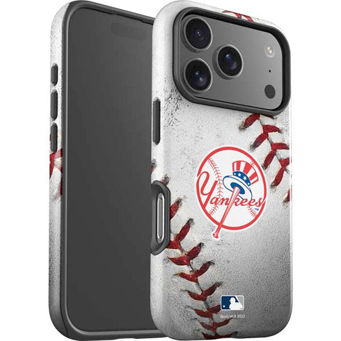 MLB New York Yankees Game Ball iPhone 17 Pro Impact Case